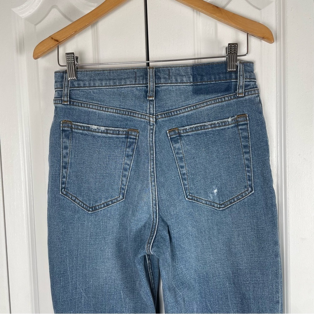 Abercrombie & Fitch 90s Slim Straight Ultra High Rise Jeans Womens 29 | 8 X-Long - Picture 7 of 14
